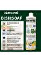 Organic Dish Wash, Natural Grease Remover, Non-Toxic Dishwashing Liquid (1 L) - 4
