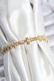 Brass Vip Series Gold Color Row Drop Model Women's Bracelet - 2
