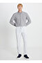 Tie-Waist Regular Leg Slim Fit Gray Men's Trousers Ace001252541_Gri - 3