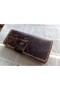 Cutting to Stitching Fully Handcrafted Real Leather Wallet 12 Cards 2 Compartments Space (19.4Cm*8.5Cm) Nul5 - 3
