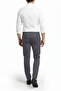 Men's Smoked Stretch Fabric Seersucker Fabric Elastic Waist Drawstring S Slim Fit Casual Trousers 2600650 - 7