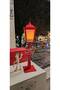 Street Lamp Themed Christmas Led Candle Holder (30 cm Height - Led Candle Included) - 3