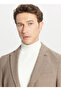 Slim Fit Beige Men's Jacket Ace004261241_Bej - 5