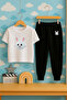 Sweatshirt Tshirt Combination with Print 100% Cotton Fancy Trend