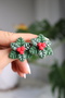 Polymer Clay Handmade, Kokina Earrings, New Year's Earrings, New Year's Gift, Christmas, Christmas Gift - 6