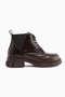 Luisa Brown Lace-Up Women's Boots - 4