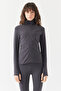 Women's Gloves Detailed Zippered Thin Sweat Coat - 2