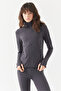 Women's Gloves Detailed Zippered Thin Sweat Coat