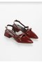 Open Back Pointed Toe Short Heel Daily Ballerina Women's Heeled Shoes - 4