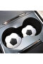 Plexiglass Cup Holder Coaster Set of 2 Car Interior Cup Coaster Football Design 65 mm (6.5cm) - 3