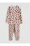Peak New Season Leopard Patterned Girls' Pajama Set