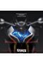 ملصق CFMOTO 450SR للغطاء الأمامي للرأس، طقم جاهز بنمط البرق الأزرق - 2