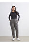 Two Mt Shop Quality Lcw Modest Gray Interlock Plain Standard & Regular Women's Sweatpants - 2