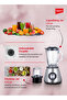 BL3507 2in1 Blender & Ice Crusher 600W, 1.5L Glass Jar, SS Housing, 5-Speed, 2Y Warranty - 6