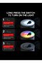 2-Speeds Air Humidifier With Colour Changing Lights 1.5L 2W White 160x160x12 cm - 6