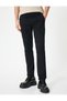 Chino Pants Slim Fit Button Pocket Detail - 3
