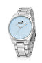 Men's Sports Wristwatch Silver Blue Color Pl-7038E4X - 3