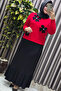 Women's Clothing Plus Size Pleated Skirt - 6