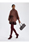 Brown Belted Short Blouse - 5