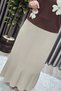 Women's Clothing Plus Size Pleated Skirt - 2