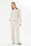 Women's Modal Fabric Comfortable Fit Tracksuit Set Stone 8509-t - 6