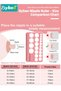 10 Pcs Flange Sizing Kit 13/15/17/19/21mm for 24mm Flange/Shield of Most Pumps, Silicone Flange Insert for Momcozy/Spectra/Bellababy Breast Pump, Breastfeeding Essential Pumping Kit for Moms - 4