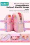 3PCS Kids School Bag Set, Children's Backpack+ Lunch Box + Pencil Case, School Backpack for Primary - 3