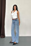 D98 Straight Fit Vintage Jean Palazzo Pants - 4