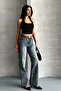 D98 Straight Fit Vintage Jean Palazzo Pants - 3