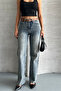D98 Straight Fit Vintage Jean Palazzo Pants - 8