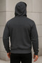 Men's Trend Winter Anthracite Oversized Sweatshirt - 6