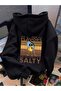 High-End Printed Hooded Sweatshirt – Loose Fit, Casual Comfortable Style - 5