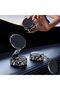 Magnetic Car Phone Holder - 360° Adjustable Dashboard Mount, Strong Lock Base (AF6 Silver) - 4