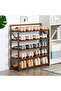5 Tier Freestanding Shoe Shelf Organizer (5 Tier)
