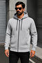 Men's Trend Winter A.Grey Oversized Sweatshirt - 2