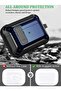 for Airpods Pro 3 Case with Lock Clip,TPU Rugged Material Shockproof,with Carabiner&Cleaner kit,Blue - 5