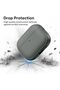 For AirPods Pro 3 Case 2025,Tree Texture Soft TPU Airpods Case,with Hand Strap Cleaner Pen,Gray - 5