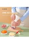 2-in-1 Electric Chopper Mixer Grinder 150ml+300ml 45W SH-188P Pink/Clear - 7
