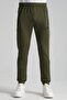 Khaki Men's Jogger Sweatpants with Pocket Detail - 2
