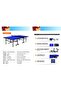 Professional Indoor Foldable Ping Pong Table EM-8003, Movable Table Tennis Table - 5