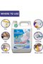 Organic Toilet Cleaner & Disinfectant - 5 L, Eco-Friendly, Non-Toxic - 3