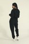 Women's Winter Relaxed Fit Crew Neck Jogger Sweatsuit Set - 2