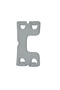25mm Aluminum Venetian Blind Spacer - 4