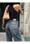 Women's Baggy Jean Stretchy High-Waisted Palazzo Jeans - 6