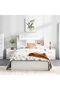 Supreme 90x200 Young Single Bed - White, Engineered Wood, With Storage & 2-Year Warranty