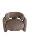 Yugen 1 Seater Fabric Sofa - Brown, Solid Wood Frame, 96x87x73cm, 2 Year Warranty, Modern Design - 2