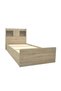 Supreme 120x200 Kids Bed in French Sonoma Oak - Stylish & Durable with Storage - 2-Year Warranty - 2
