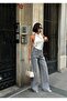 Women's Baggy Jean Stretchy High-Waisted Palazzo Jeans - 4