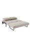 Jameson 2-Seater Fabric Sofa Bed - Beige, Durable Solid Wood, 151.5x97x71cm, 2-Year Warranty - 3