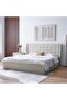 Supreme Twix 160x200 Upholstered Bed in Beige - Stylish Queen Bed with 2-Year Warranty - 7